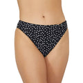 Monochrome - Front - Gorgeous Womens-Ladies Spotted Ring Detail Bikini Bottoms