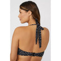 Monochrome - Back - Gorgeous Womens-Ladies Spotted Non-Padded Bikini Top