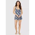 Navy - Lifestyle - Debenhams Womens-Ladies Floral Skirted One Piece Swimsuit