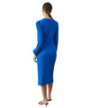 Cobalt Blue - Back - Principles Womens-Ladies Jersey Twisted Knot Front Midi Dress