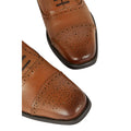 Tan - Side - Debenhams Mens Thomas Blunt Leather Brogues