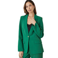 Green - Front - Principles Womens-Ladies Single-Breasted Oversized Blazer