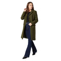 Forest - Side - Principles Womens-Ladies Long Length Fitted And Flared Coat