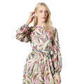 Multicoloured - Side - Principles Womens-Ladies Abstract Pleated Midi Dress