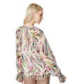 Multicoloured - Back - Principles Womens-Ladies Abstract Long-Sleeved Blouse
