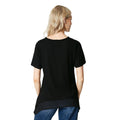 Black - Back - Principles Womens-Ladies Jersey Over Layer Top