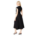 Black - Back - Principles Womens-Ladies Waist Tie Midi Dress