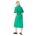 Green - Back - Principles Womens-Ladies Poplin Midi Shirt Dress