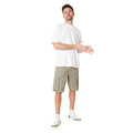 Pale Green - Side - Maine Mens Cargo Shorts