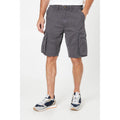 Dark Grey - Front - Maine Mens Cargo Shorts