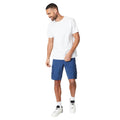 Mid Blue - Side - Maine Mens Cargo Shorts