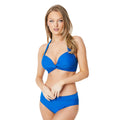 Cobalt - Side - Gorgeous Womens-Ladies Fold Over Bikini Bottoms