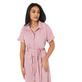 Blush - Side - Principles Womens-Ladies Belt Petite Shirt Dress