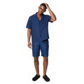 Navy - Lifestyle - Maine Mens Linen Blend Shorts