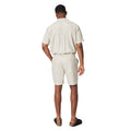 Neutral - Back - Maine Mens Linen Blend Shorts