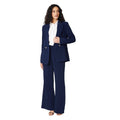 Navy - Side - Principles Womens-Ladies Occasion Double-Breasted Blazer