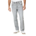 Grey - Front - Maine Mens Plain Straight Jeans