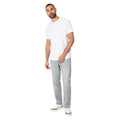 Grey - Side - Maine Mens Plain Straight Jeans