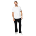 Black - Side - Maine Mens Plain Relaxed Fit Jeans