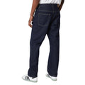 Dark Blue - Back - Maine Mens Rinse Relaxed Fit Jeans