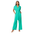 Green - Front - Disney Princess Womens-Ladies Front Tie Jumpsuit