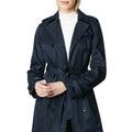 Navy - Side - Principles Womens-Ladies Premium Trench Coat