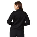 Black - Back - Principles Womens-Ladies Suedette Bonded Biker Jacket