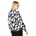 Monochrome - Back - Principles Womens-Ladies Dalmatian Print Pussybow Blouse