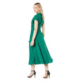 Emerald - Back - Principles Womens-Ladies Ponte Waist Tie Midi Dress