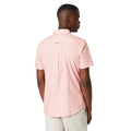 Pink - Back - Maine Mens Fan Short-Sleeved Shirt