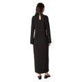 Black - Back - Principles Womens-Ladies Textured Jersey Long-Sleeved Maxi Dress