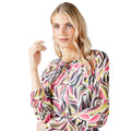 Cream - Side - Principles Womens-Ladies Abstract Blouse