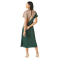 Green - Back - Principles Womens-Ladies Contrast Tie Belt Midi Dress