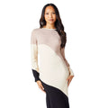 Black - Side - Principles Womens-Ladies Colour Block Wave Knitted Midi Dress