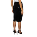 Black - Back - Principles Womens-Ladies Sequin Midi Skirt