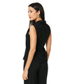 Black - Back - Principles Womens-Ladies Collar Detail Sleeveless Blazer