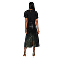 Green - Back - Principles Womens-Ladies Ombre Sequins Midi Skirt