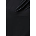 Black - Side - Principles Womens-Ladies Draped High-Neck Top