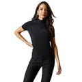 Black - Front - Principles Womens-Ladies Draped High-Neck Top