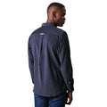 Dark Blue - Back - Maine Mens Corduroy Long-Sleeved Shirt