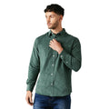 Green - Front - Maine Mens Corduroy Long-Sleeved Shirt