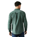 Green - Back - Maine Mens Corduroy Long-Sleeved Shirt