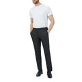 Grey - Lifestyle - Red Herring Mens Half Elasticated Waist Slim Trousers