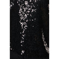 Black - Side - Principles Womens-Ladies Sequin Oversized Vest Top