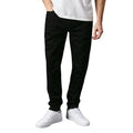 Black - Front - Maine Mens Mid Wash Slim Jeans