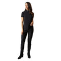 Black - Side - Principles Womens-Ladies Seam Detail Tapered Trousers