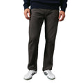 Grey - Front - Maine Mens Twill Stretch Straight Leg Jeans