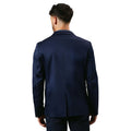 Navy - Back - Maine Mens Smart Cotton Regular Blazer