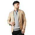 Stone - Side - Maine Mens Smart Cotton Regular Blazer