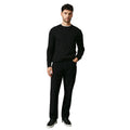 Black - Side - Maine Mens Corduroy 5 Pockets Straight Trousers